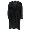 Image 1 : Beautiful 1950s Black Persian Lamb Coat - Fully Lined