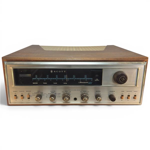 Scott Stereomaster 34H Tube Amplifier Mid-Century Audio Component