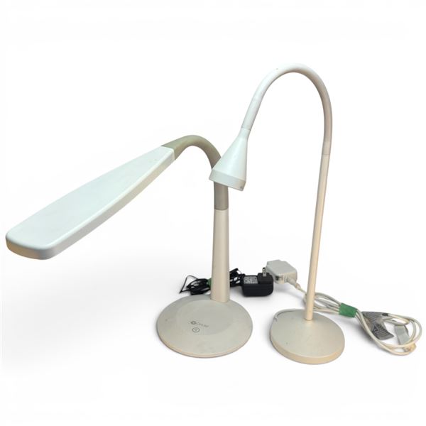 Two LED Desk Lamp Work Lights