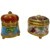 Image 1 : 3 Franklin Mint Porcelain Music Boxes by House of Faberge