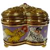 Image 3 : 3 Franklin Mint Porcelain Music Boxes by House of Faberge
