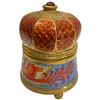 Image 6 : 3 Franklin Mint Porcelain Music Boxes by House of Faberge
