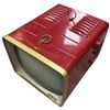 Image 2 : RCA Victor Model 14-S-7070 Red "57 Chevy" TV Black & White Portable 1957 Television
