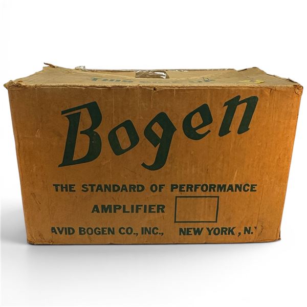 David Bogen Monaural Am/fm Tuner R604 New in Bo New Old Stock