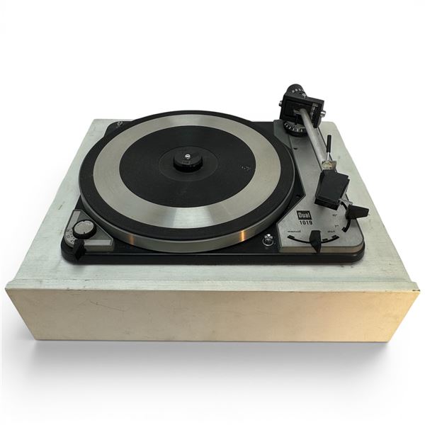 Dual 1019 Turntable with Custom Base Idler-Drive Vintage Record Player