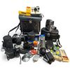 Image 1 : Mixed Vintage Camera & Photographic Equipment Lot: Pentax, Bell & Howell, Polaroid, Kodak and More