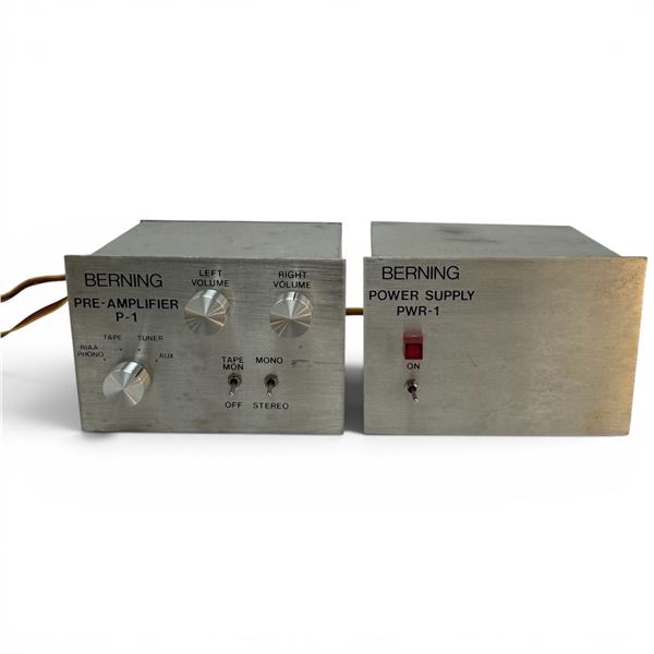 Berning Power Supply Model PWR-1 & Preamplifier Model P-1