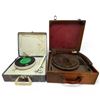 Image 1 : Sea-Breeze Model RP-50A & Worcester Rochdale Model 155 Suitcase Record Players