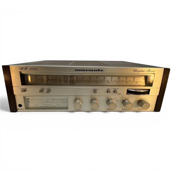 Marantz SR 1000 Stereo Receiver Silver Faceplate 1970s