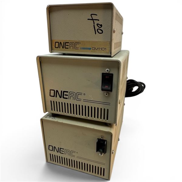 ONEAC Cm1101 Power Line Conditioner and 2x CP1105 550 VA Power Conditioner/line Stabilizers