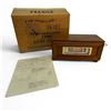 Image 1 : Pennwood Numechron Co Tymeter Clock Walnut Model 851E New Old Stock