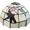 Image 3 : Tiffany Style Dragonfly Stained Glass Lampshade