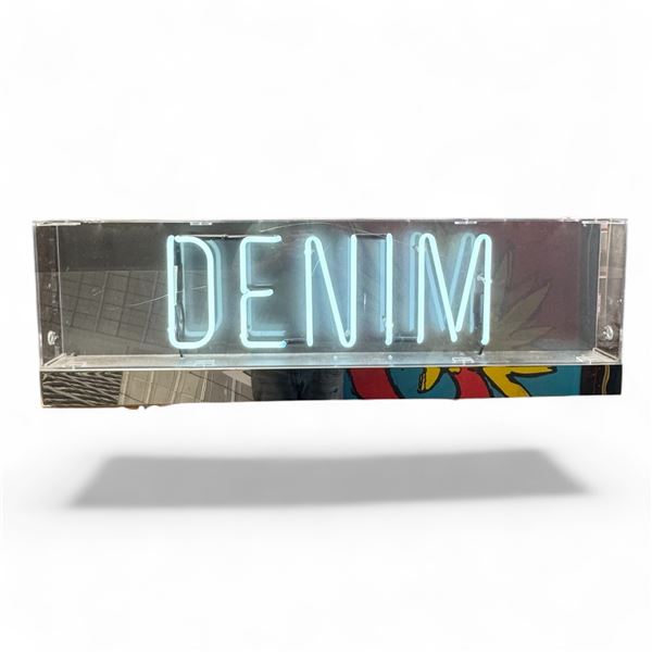 Authentic Hudson's Bay Vancouver Levi Denim Department Neon Sign