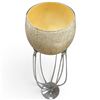 Image 3 : Floor Standing Jozefina Krosno Jellyfish Glass Planters Made in Poland 38" Tall