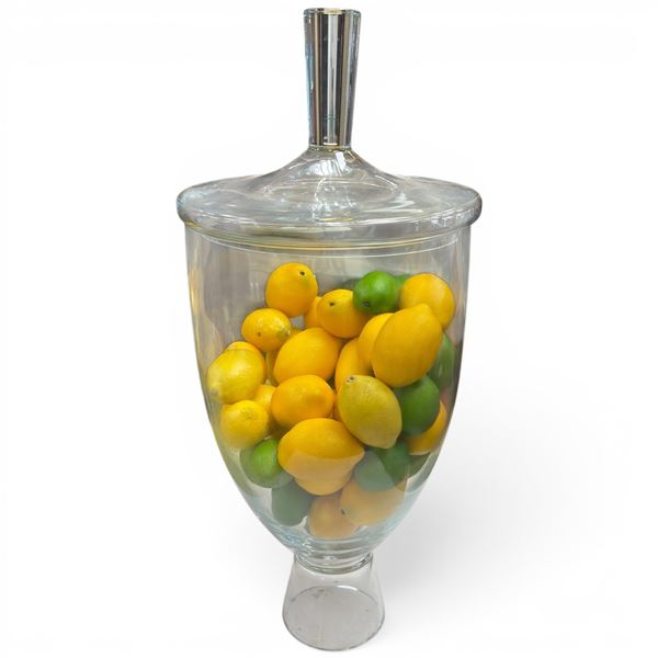 Large "Simple Grande Jar" by Global Views Clear Glass Apothecary Jar  39" Tall