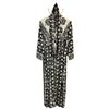 Image 4 : 1970s Mirrored Cotton Dress with Fabric Belt - Size 14