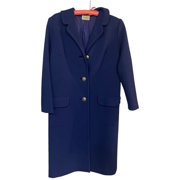 Austrian Blue 100% Pure Wool Coat - Fully Lined - Size Medium - Sold by  Hummer Toronto