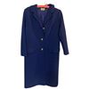 Image 1 : Austrian Blue 100% Pure Wool Coat - Fully Lined - Size Medium - Sold by  Hummer Toronto