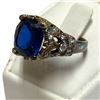 Image 3 : Jackie Kennedy Sterling Silver Crystal Ring & Bracelet with Interchangeable Crystals, Replicated by 