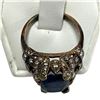 Image 4 : Jackie Kennedy Sterling Silver Crystal Ring & Bracelet with Interchangeable Crystals, Replicated by 