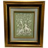 Image 4 : Complete Set of 1977 Franklin Mint "Natures Four Seasons" Parian Porcelain Wall Plaques - (Frame dim