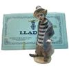 Image 1 : Retired 1985 Lladro Porcelain "Little Traveller" (#7620) - 8.75" tall - Original Box