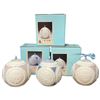 Image 1 : 3 Lladro Bisque Porcelain Annual Christmas Balls with Original Boxes  - 1 x 1988 and 2 x 1990