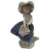 Image 2 : Retired 1984 Lladro Porcelain "Pretty Pickings" (#5222) - 7" tall - Original Box