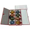Image 1 : 2 Sets of 4 Joan Rivers Russian-Style Glass Egg Decorations in Original Boxes - Have never been out 