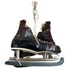 Image 1 : Vintage Marksman Pro Brown Leather Skates with Blade Guards - Size 11 1/2