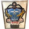 Image 1 : Framed RCAF Patch Referencing the 6308 Avro Anson Airplane and Crew Photograph