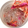 Image 2 : Party Lot - Pail of Shot Glasses, Empty Bottles, Ashtrays, and Playing Cards