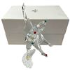 Image 1 : Retired 1999 Swarovski Crystal "Masquerade - Pierrot " (230586) - Pierrot is 8" tall and comes with 