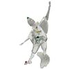 Image 4 : Retired 1999 Swarovski Crystal "Masquerade - Pierrot " (230586) - Pierrot is 8" tall and comes with 
