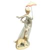 Image 2 : Retired 1998 Lladro Porcelain "Lady with Shawl" (#4914) - 17" tall - Original Box - Umbrella is inta