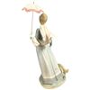 Image 3 : Retired 1998 Lladro Porcelain "Lady with Shawl" (#4914) - 17" tall - Original Box - Umbrella is inta