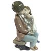 Image 3 : Retired 1995 Lladro Porcelain "Ten and Growing or First Kiss" (#7635) - 7.75" tall - Original Box