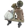 Image 4 : Retired 1995 Lladro Porcelain "Ten and Growing or First Kiss" (#7635) - 7.75" tall - Original Box