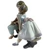 Image 5 : Retired 1995 Lladro Porcelain "Ten and Growing or First Kiss" (#7635) - 7.75" tall - Original Box