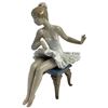 Image 3 : Retired 1988 Lladro Porcelain "Recital" (#5496) - 5.9" tall - Original Box