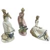 Image 1 : 3 Franklin Mint 1980s Flower Maidens by Fulgencio Garcia Lopez - Average height is 7"