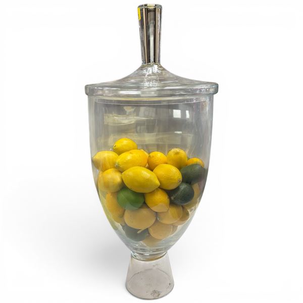 Large "Simple Grande Jar" by Global Views Clear Glass Apothecary Jar  39" Tall