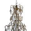 Image 7 : Large Louis XV Ormolu Style Cut Glass Chandelier 36"