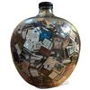 Image 2 : Huge Glass Demijohn Container Filled with Collectable Matchbooks 20" Tall 16" Diameter