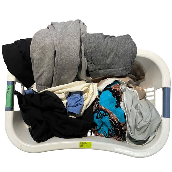 Bin of Assorted Clothing