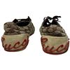 Image 3 : Pair of Runners with Gucci Logo - 12" Long Sole - Preowned - Not Authenticated