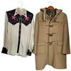 Image 1 : English Wool Duffel Coat by Gloverall and a Cowboy Shirt and Hooded Coat with