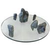 Image 2 : Stone & Glass Centerpiece 18" Across Similar to the Designs of Korean Artist Lee Sisan