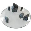 Image 3 : Stone & Glass Centerpiece 18" Across Similar to the Designs of Korean Artist Lee Sisan