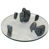 Image 4 : Stone & Glass Centerpiece 18" Across Similar to the Designs of Korean Artist Lee Sisan
